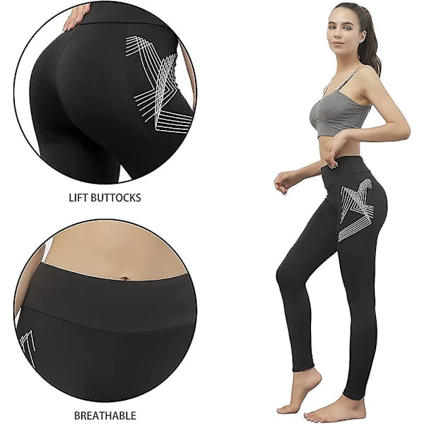 Dame Leggings Uigennemsigtige Sports Leggins Lange Sports Leggings Sportsbukser Yoga