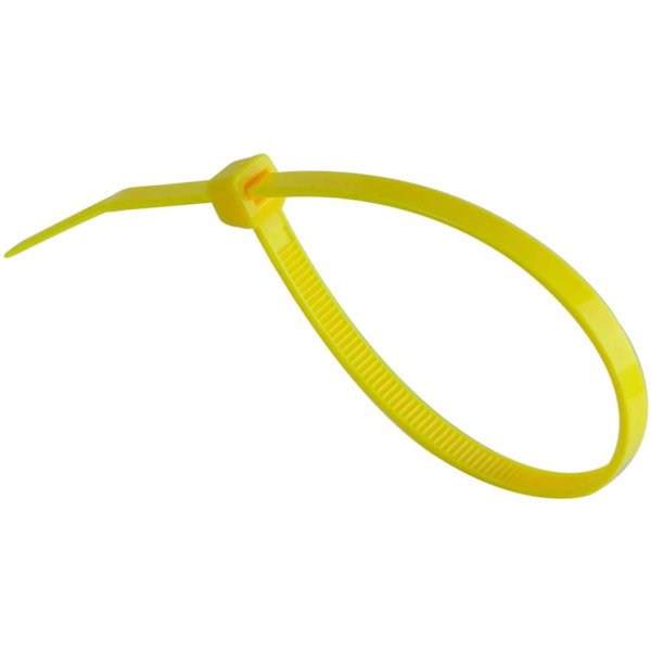 Små Lilla Kabelbinder, 100mm X 2.5mm, Bulkpakke Med 1000, 4\" Premium Nylon Yellow 100mmx2.5mm