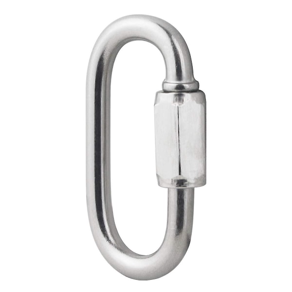 304 Rustfritt Stål Hurtigkoblinger D Form Låsbare Hurtigkjetting Reparasjonskoblinger M3.5 1/8 Tomme Pakke Med 15 M3.5*15PCS