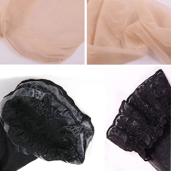 Naisten Pitävät Ylhäällä Sukkahousut Pitsireisien Nauhat Liukueste Silikoni Silkki Sukkahousut Korkeat Skin