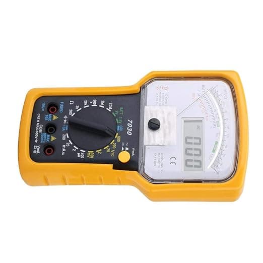 Multitester KT7030 Digital Analog Spänning Mätare Amperemeter Hög Känslighet Precisionspekare Multimeter Dubbel Display Panel