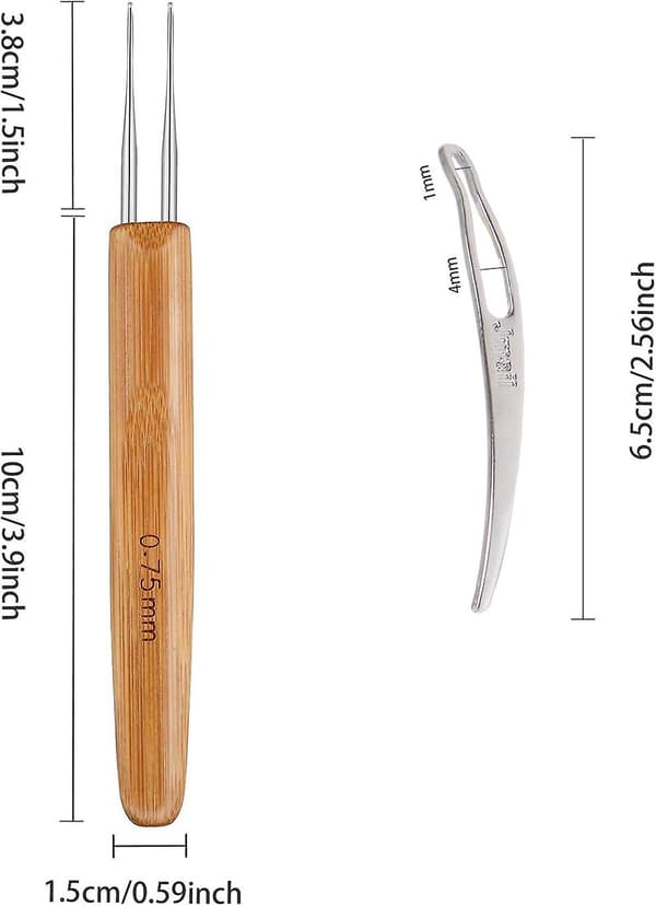 Dreadlock Heklenål Verktøy (0.75mm)