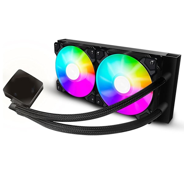 CPU Vätskekylning CPU Vattenkylare 240mm Aio CPU Kylare Vätskekylning CPU, Kompatibel med AMD Intel LGA RGB -GSL 240mm AIO