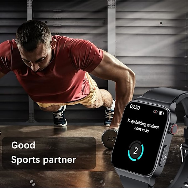 BIT Fitness Aktivitetsmåler til Kvinder Mænd, Sundhedstracker Ur med Puls, Blodilt, Blodtryk, Blodsukker, Søvnovervågning