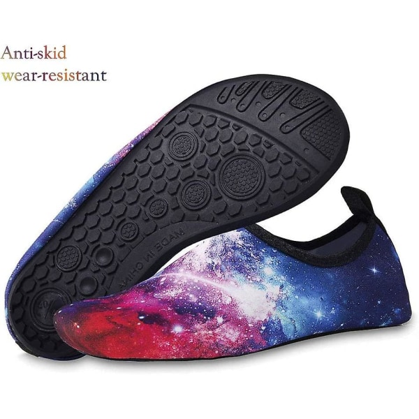 Vattenskor för Acsergery kvinnor män barfota snabbfötter Aqua Yoga strumpor slip-on skor present
