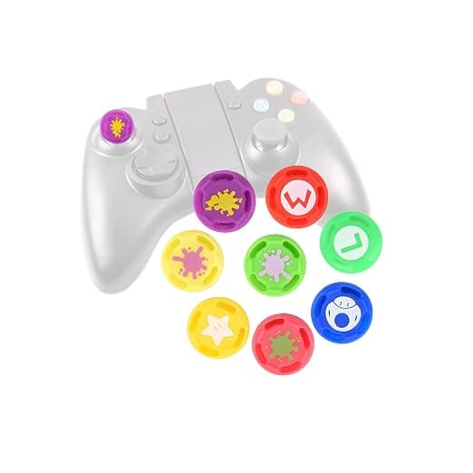Thumbstick Grips, 8 stk. Udskiftnings Silikone Analog Controller Joystick Thumb Stick Grip Cap Cover Til Switch PRO