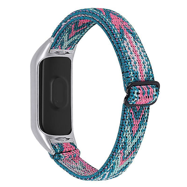 Udskiftningsurrem til Xiaomi Mi Band 7, nylonflettet elastisk justerbar løkke Style 37