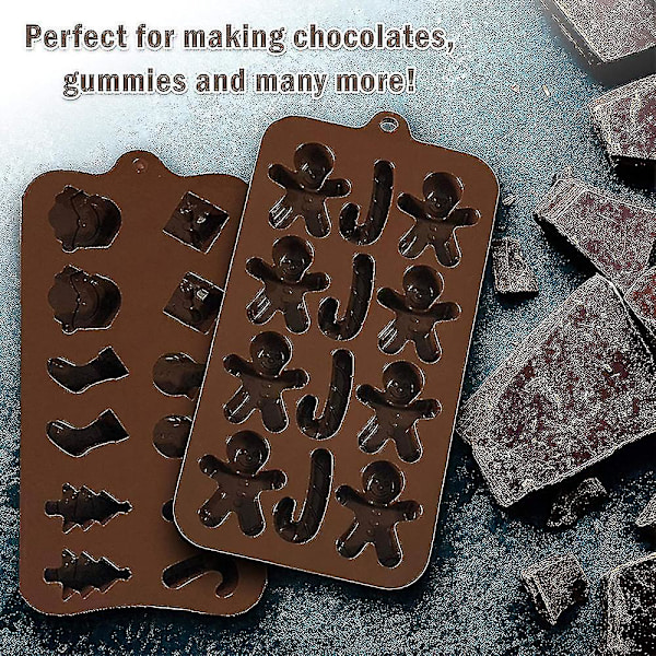 6 stycken kakformar i silikon, chokladformar, djur i kärlek, bakformar Style 1