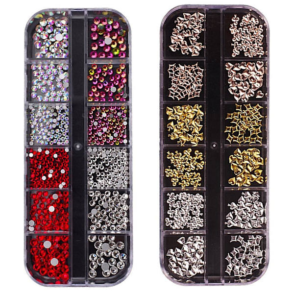 Nageldekorationer, för nagelharts smyckestillverkning Style 8