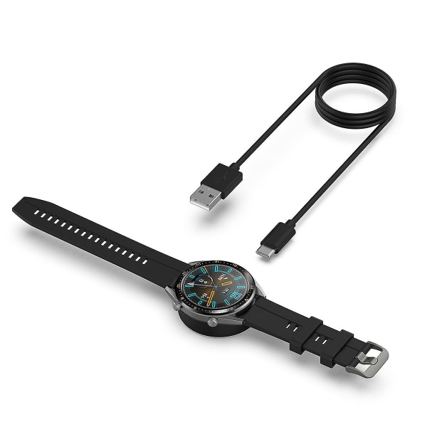 För Huawei Watch GT/GT 2/Honor Watch GS3i/Honor Magic Laddningsplatta Smart Watch Laddare med 1m Kabel