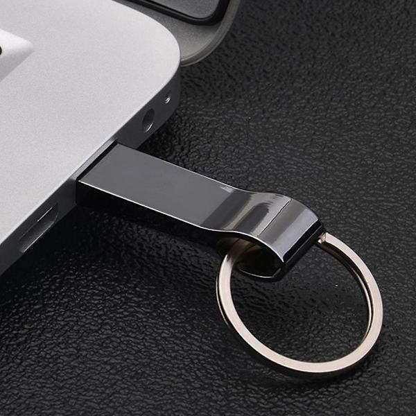 Flash Drive USB-stik 2.0 USB til computer/laptop, ekstern datalagringsdrev, hukommelseskort, lager til opbevaring af foto/video/musik/fil gun color 128GB