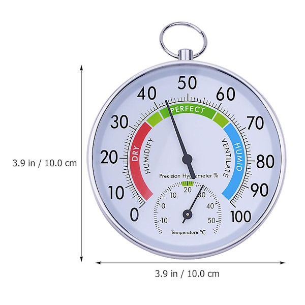 Hemträdgård Hygrometer Utomhus Termometer Inomhus Hängande Digital Psykrometer