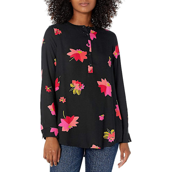 Langermet vevd bluse for kvinner Style 3 M