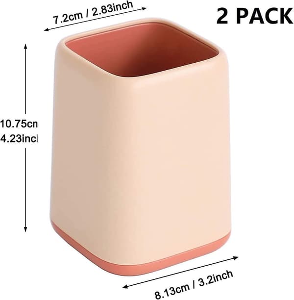 Hållbar skrivbordsarrangör pennhållare Light Pink