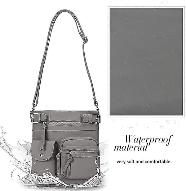 Crossbody tasker til kvinder skuldertasker grey