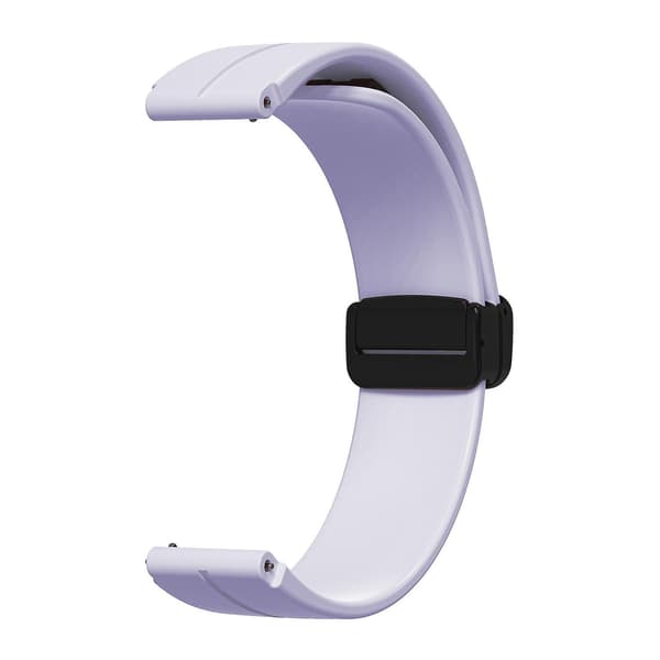 Til Keep B4/Huawei Watch Fit Mini 16mm Silikone Rem Udskiftning Urrem, Sort Foldespænde Purple