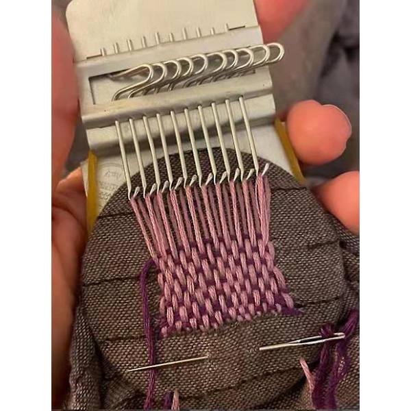 Metallhantverksmaskin Stoppmaskin Vävverktyg Nål Högkvalitativa Små Bekväma Virknålar Diy Textilverktyg 10