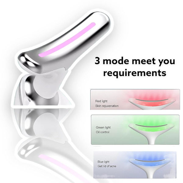 Intenst Pulserende Lys Rynke Reducerende Instrument - Foryngelsesenhed, Massager Med Varme, Glat Og Fast Hud