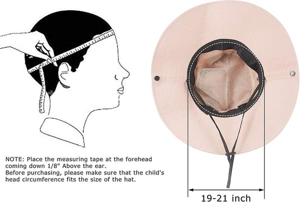 Jenter Ponytail Sommer Solhatt Bredbrem UV Beskyttelse Bøttehatt