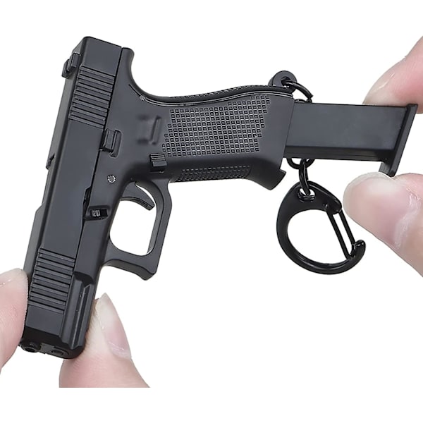 Miniatyrpistol Nyckelring Tillbehör, Nyckelring i Pistolform