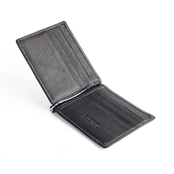 Herrväska Kort plånbok Bi-fold Top Layer äkta läder