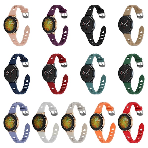 Circle Sport Silikon Klokkereim For Samsung Galaxy Watch 5 40mm/44mm/Watch 5 Pro 45mm White