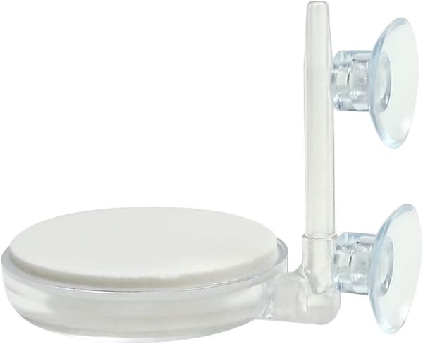 (60 mm) Akvarieluftsten, luftdiffusor för akvarier, bubbelsten som används i akvarier och hydroponiska pumpar med kontrollventil och sugkoppar