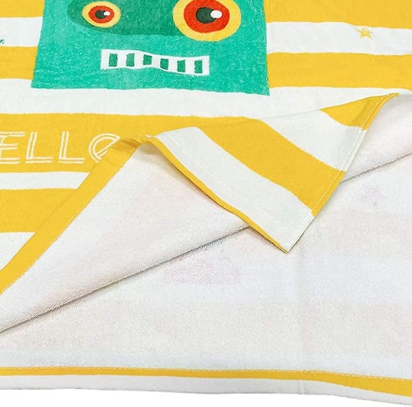 Hettehåndkle Poncho for Barn Myk Absorberende Bomull Barn Småbarn Hette Strand Bade Svømming