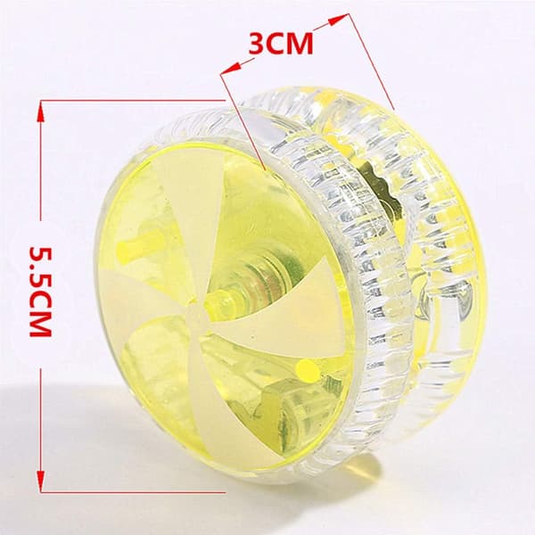 LED Lysende Yo Yo for Barn Nybegynner Yo Yo for Barn Responsiv Kulelager Yo Yo 4-pakning