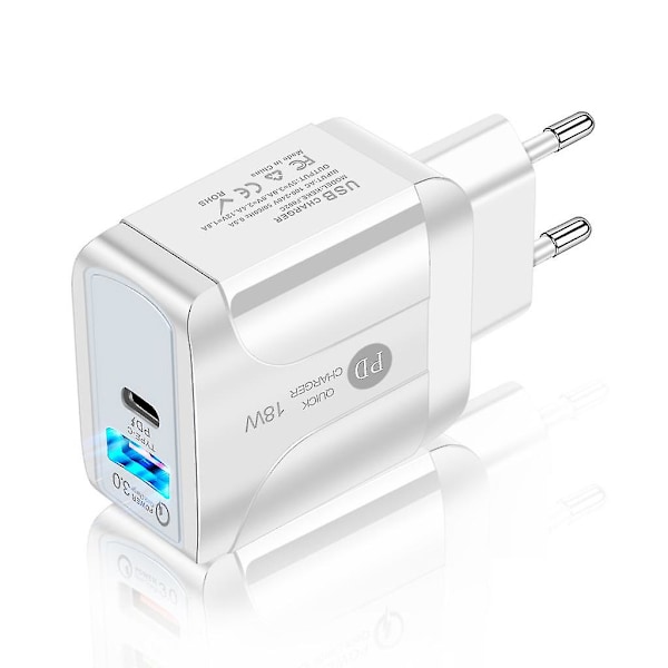 Pikalataus 3.0 Pd Usb Laturi 18w Usb Pikalaturi Virtalähde