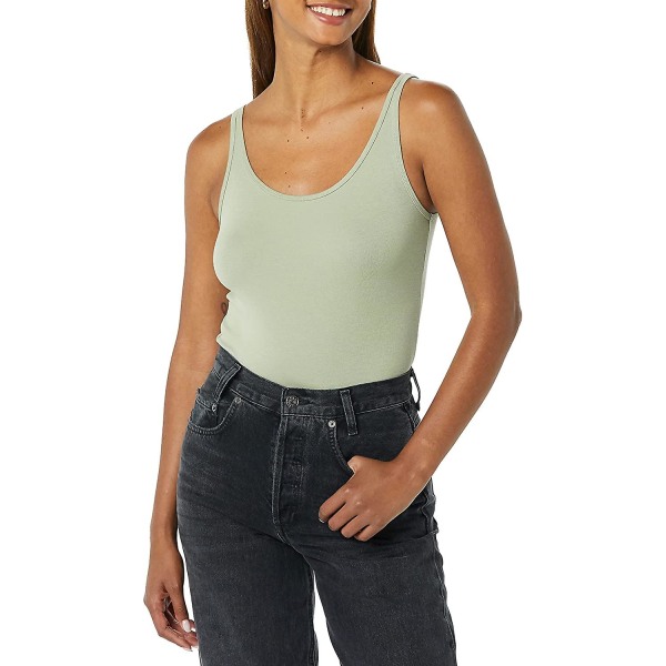 Dame Slim-fit Tynd Stroptop, Pakke med 2 Style 3 XL
