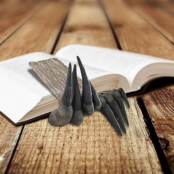 Demon Hand Kirjanmerkki - Tyylikäs Paholaisen Käsi Hartsi Kirjanmerkit, Ainutlaatuinen Hauska Kirjanmerkki, Muodikas Kauhu Halloween Kirjanmerkki Henkilökohtainen Lahja