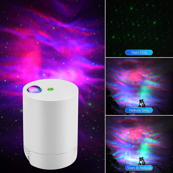 Star Projector Projector, Utsökt Nebula Night Light Projector, Ocean Wave Light med fjärrkontroll
