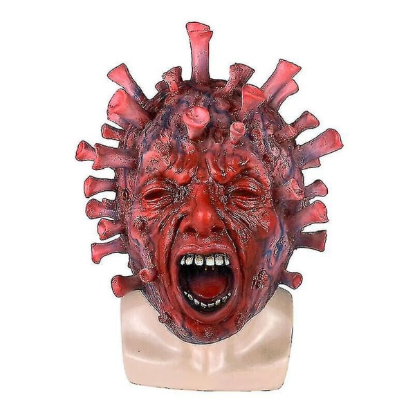 Virus Mask Halloween Horror Full Mask Scary Skull Props Cosplay Costume Party Fancy Dress Carnival Easter Day Mask N95 skull