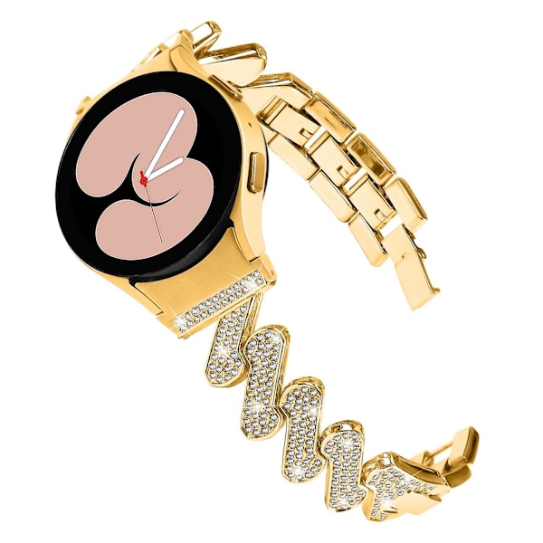 Metallinen ranneke Samsung Galaxy Watch4 40/44mm / Watch 5 40/44mm / Watch4 Classic 42/46mm -kelloille Gold