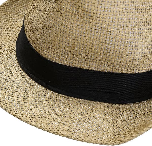 Panama Summertrilby Halm Solhattar För Acsergery Män Kvinnor Strandhatt Klassisk Present
