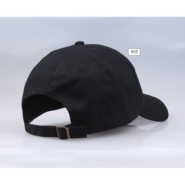 Set med 2 kepsar, svart, one size
