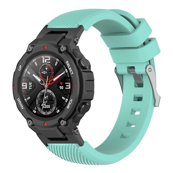 22mm universaali silikoninen ranneke Huami Amazfit T-Rex(Pro)/Ares -kelloon, korvaava ranneke Mint Green