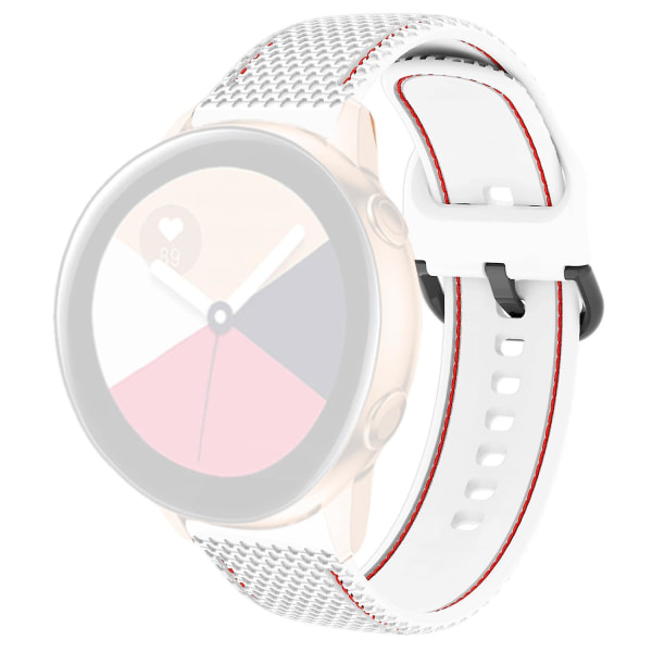 Sylinje Silikon Byt handledsrem för Samsung Galaxy Watch 5 40mm/44mm / Watch 5 Pro 45mm White
