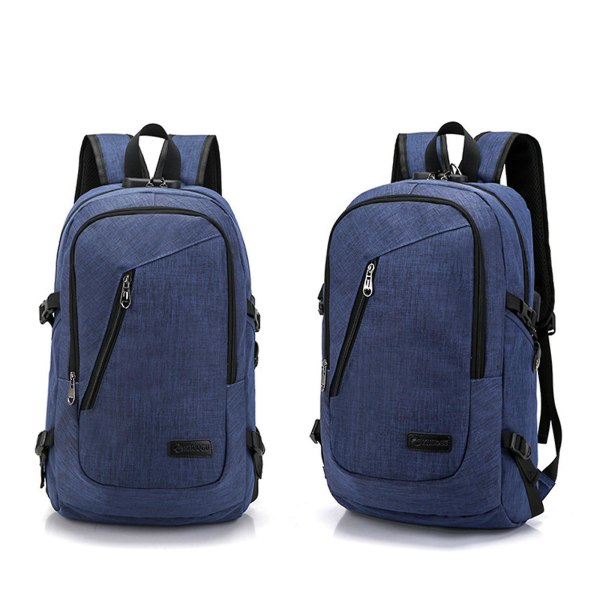 Ny ankomst Resväska Laptop Ryggsäck, Business Anti Stöld Slim Hållbar Laptop Ryggsäck Med Usb Laddningsport blue
