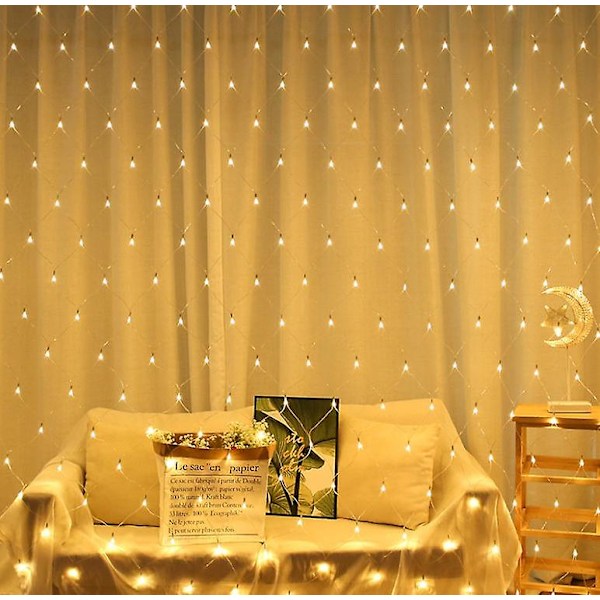 Led-keijunvaloverkko joulujuhlakoristeluun Cold white