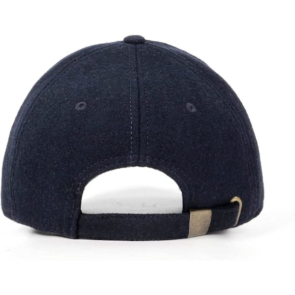 Xx-large Ull Vinter Baseball Caps Hatter Store Hoder Fleece Utendørs Caps Overdimensjonert Navy blue