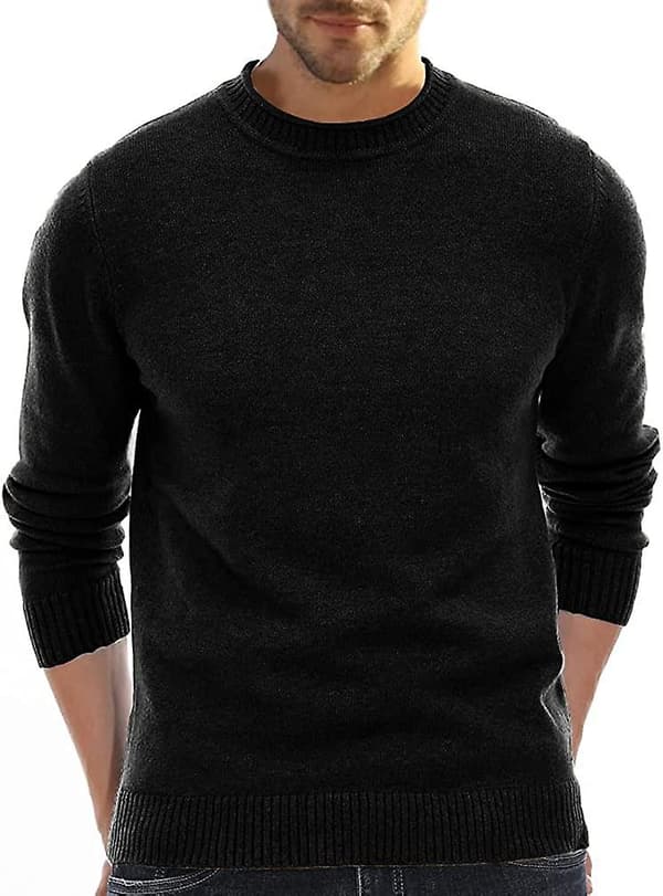 Herrtröja Rund Hals Vintage Slim Sweatshirt För Ascergery Män Klassisk Pullover Tröja