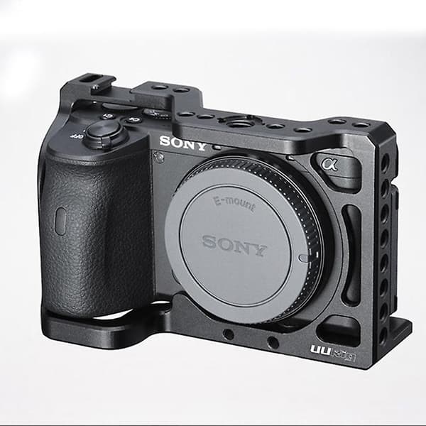 Støtsikker Anti-rist Kamera Bur Ramme for Sony A6600