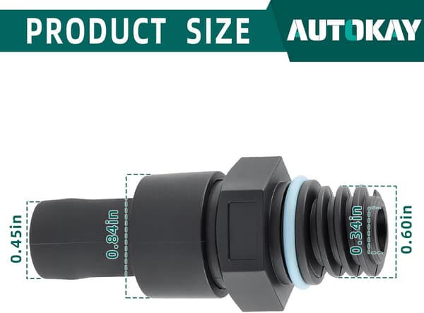05047063AA PCV-ventil passer til Jeep Dodge Chrysler 2.0L 2.4L 2010-2020
