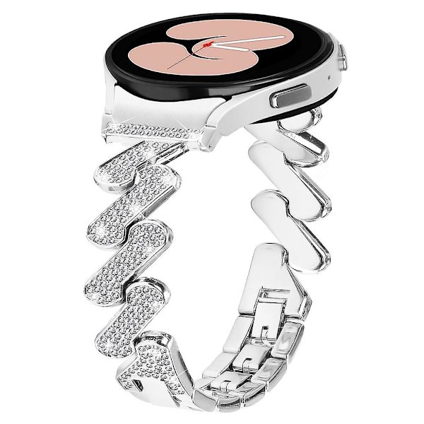 Metallinen ranneke Samsung Galaxy Watch4 40/44mm / Watch 5 40/44mm / Watch4 Classic 42/46mm -kelloille Silver