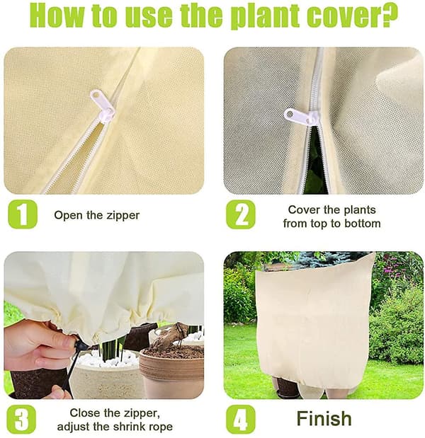 Vinterdække til planter, Vinterbeskyttelse til planter, Non-woven vinterdække
