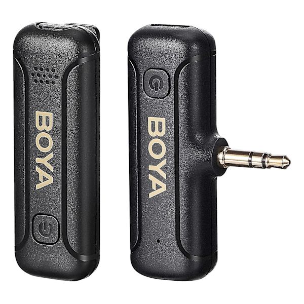 Mini Clip-On Mikrofon för Kamera Plug-and-Play Trådlös Lavalier Mikrofon med 3,5 mm TRS-kontakt