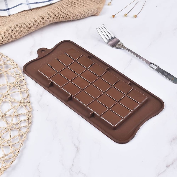 Choklad Silikonformar, ?Brytbara Godis- och Energibar Silikonformar, 6-pack