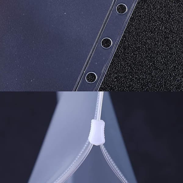 Pärmfickor Plastpärm Dragkedjemapp Waterproof A6 Size
